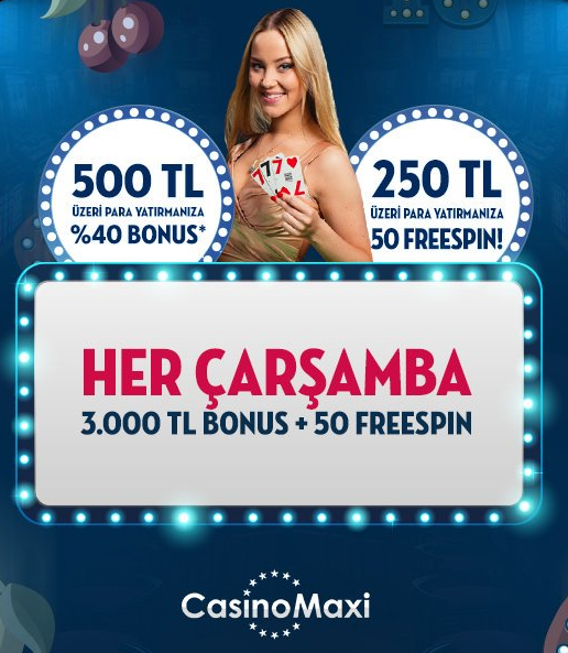 CasinoMaxi 3000 TL Bonus